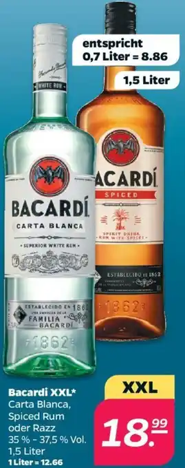 NETTO Bacardi XXL 1,5 Liter Angebot