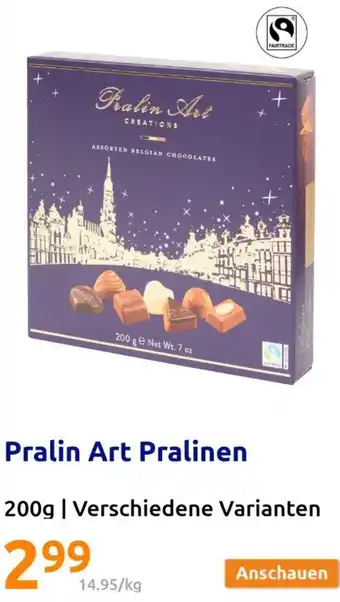 Action Pralin Art Pralinen 200g Angebot