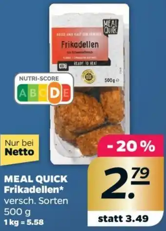 NETTO MEAL QUICK Frikadellen 500 g Angebot