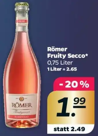 NETTO Römer Fruity Secco 0,75 Liter Angebot