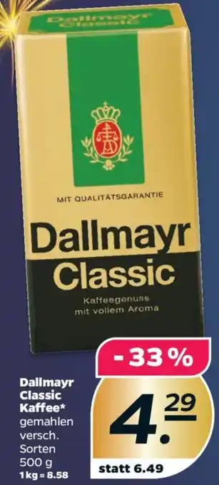 NETTO Dallmayr Classic Kaffee 500 g Angebot