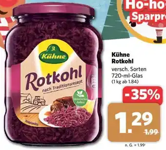 Combi Kühne Rotkohl 720 ml Glas Angebot