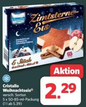 Combi Cristallo Weihnachtseis 5x 50-85 ml Packung Angebot