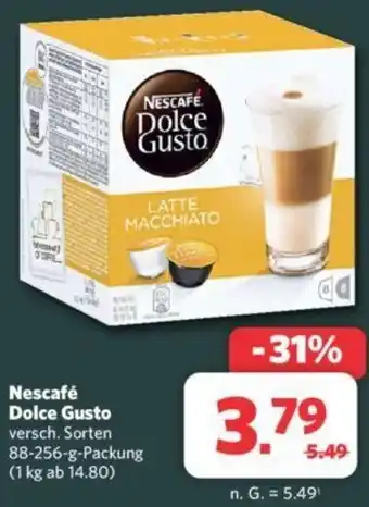 Combi Nescafé Dolce Gusto 88-256 g Packung Angebot