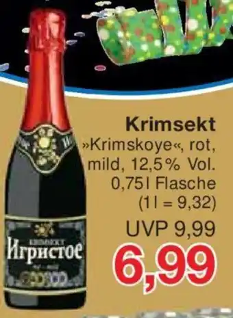 Jawoll Krimsekt >>Krimskoye«<0,75 l Flasche Angebot