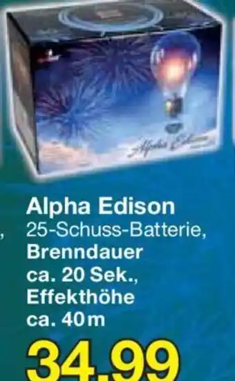 Jawoll Alpha Edison 25-Schuss-Batterie Angebot