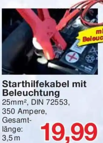 Jawoll Starthilfekabel mit Beleuchtung 25mm² Angebot