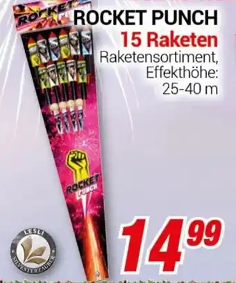 CENTERSHOP ROCKET PUNCH 15 Raketen Angebot