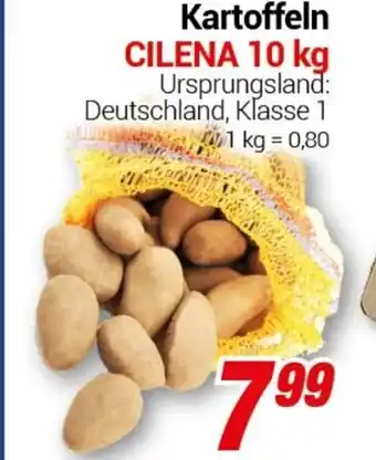 CENTERSHOP Kartoffeln CILENA 10 kg Angebot