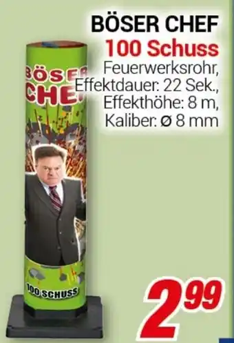 CENTERSHOP BÖSER CHEF 100 Schuss Angebot