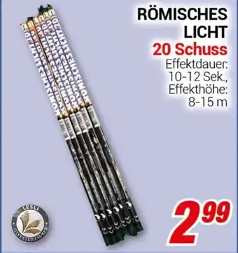 CENTERSHOP RÖMISCHES LICHT 20 Schuss Angebot