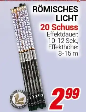 CENTERSHOP RÖMISCHES LICHT 20 Schuss Angebot