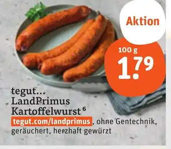 tegut tegut... LandPrimus Kartoffelwurst 100 g Angebot