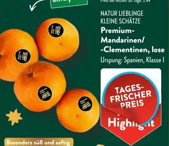 Aldi Süd Premium- Mandarinen/ -Clementinen, lose Angebot