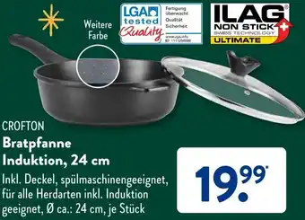 Aldi Süd CROFTON Bratpfanne Induktion, 24 cm Angebot