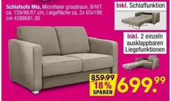 Möbel Boss Schlafsofa Mia Angebot