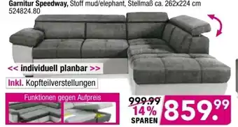 Möbel Boss Garnitur Speedway Angebot