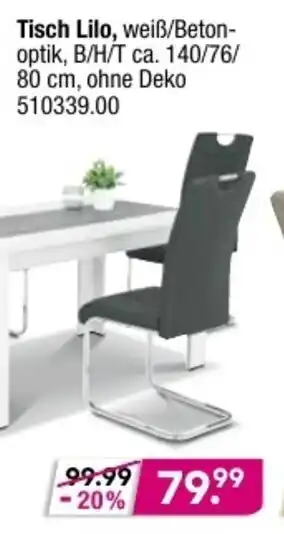 Möbel Boss Tisch Lilo Angebot