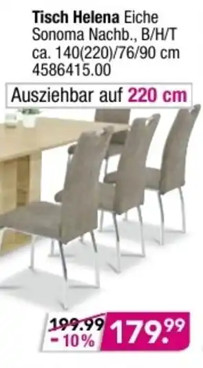 Möbel Boss Tisch Helena Angebot