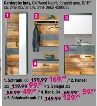 Möbel Boss Garderobe Indy Angebot