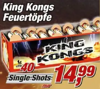 Posten Börse King Kongs Feuertöpfe 40 Single Shots Angebot