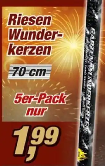 Posten Börse Riesen Wunderkerzen 5er-Pack Angebot