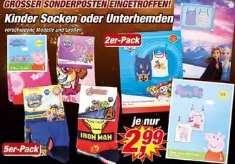 Posten Börse Kinder Socken oder Unterhemden Angebot