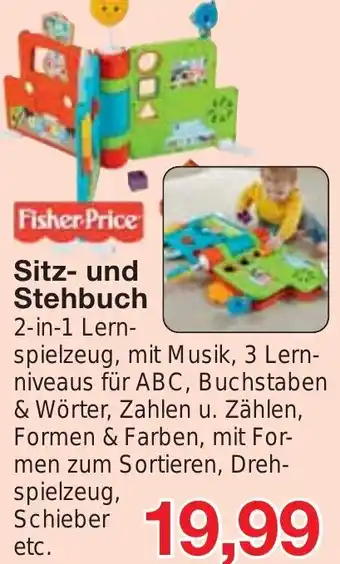 Jawoll Fisher Price Sitz und Stehbuch Angebot