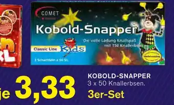 KODi COMET KOBOLD-SNAPPER 3 x 50 Knallerbsen. Angebot