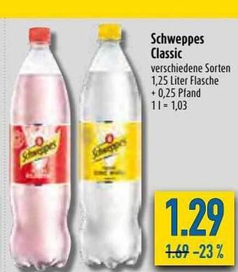 diska Schweppes Classic Angebot