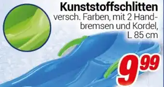 CENTERSHOP Kunststoffschlitten Angebot