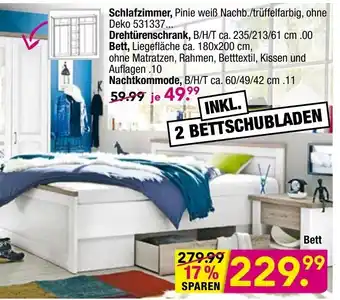 Möbel Boss Schlafzimmer, Drehtürenschrank  oder Bett Angebot