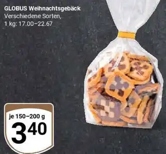 Globus GLOBUS Weihnachtsgebäck 150-200 g Angebot