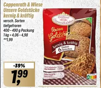 Simmel Coppenrath & Wiese Unsere Goldstücke kernig & kräftig 400-490 g Packung Angebot