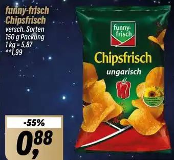 Simmel funny-frisch Chipsfrisch 150 g Packung Angebot