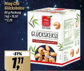 Simmel Mìng Chú Glückskekse 60 g Packung Angebot