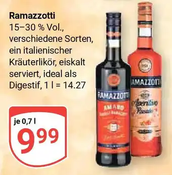 Globus Ramazzotti 0,7 l Angebot