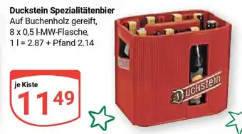 Globus Duckstein Spezialitätenbier 8 x 0,5 I-MW-Flasche Angebot