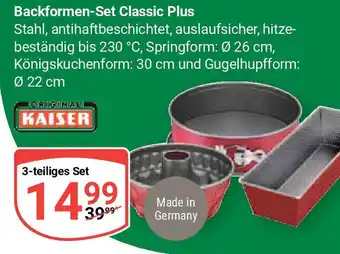 Globus Backformen-Set Classic Plus Angebot