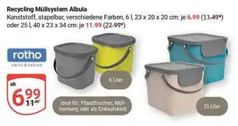 Globus Recycling Müllsystem Albula Angebot