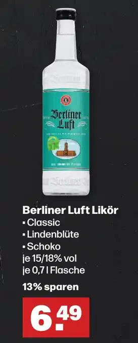 Handelshof Berliner Luft Likör 0,7 l Flasche Angebot