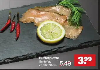 Handelshof Buffetplatte Schiefer, ca.56 x 18 cm Angebot