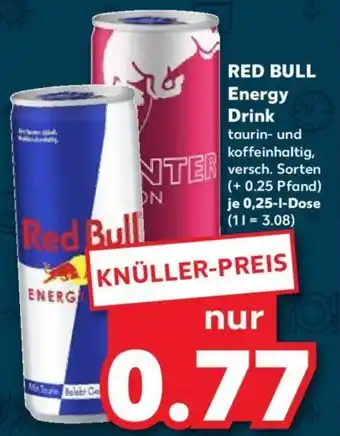 Kaufland RED BULL Energy Drink 0,25 l Dose Angebot