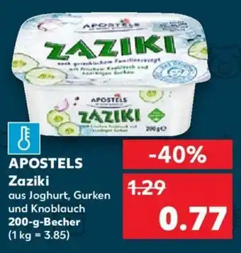 Kaufland APOSTELS ZAZIKI 200-g-Becher Angebot