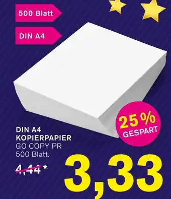 KODi DIN A4 KOPIERPAPIER GO COPY PR 500 Blatt. Angebot