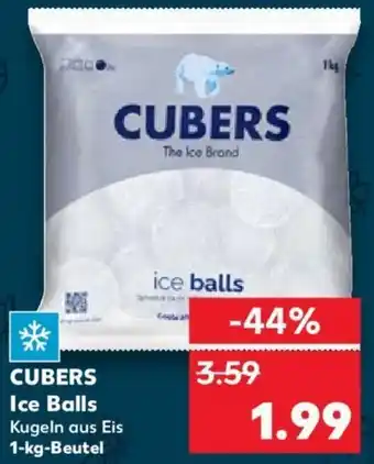 Kaufland CUBERS Ice Balls 1 kg Beutel Angebot