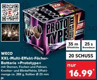 Kaufland WECO XXL-Multi-Effekt Fächer Batterie Prototype 20 Schuss Angebot