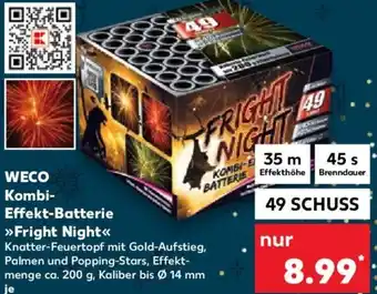 Kaufland WECO Kombi Effekt Batterie Fright Night 49 Schuss Angebot