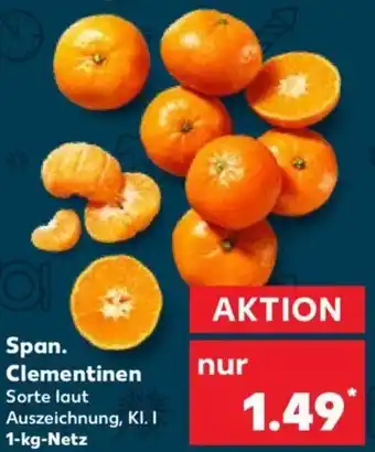 Kaufland Span. Clementinen 1 kg Netz Angebot