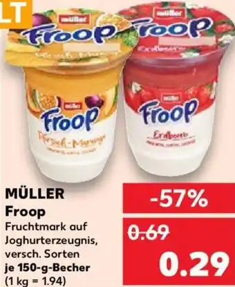 Kaufland MÜLLER Froop 150 g Becher Angebot